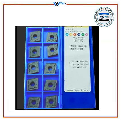 CNMG120408-DM-YBC252-ZCCCT(PACK OF 10 INSERTS)