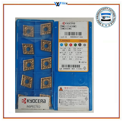 CNMG120408-MS-CA6525-KYOCERA(PACK OF 10 INSERTS)