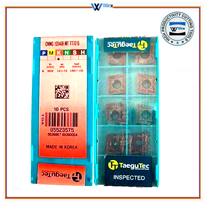 CNMG120408-MT-TT7015-TAEGUTEC(PACK OF 10 INSERTS)