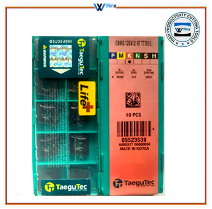 CNMG120412-RT-TT7015 TAEGUTEC(PACK OF 10 INSERTS)