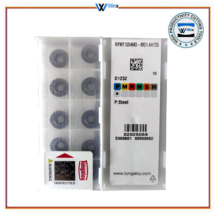 RPMT1204MO-M01 AH725-TUNGALOY (PACK OF 10 INSERTS)